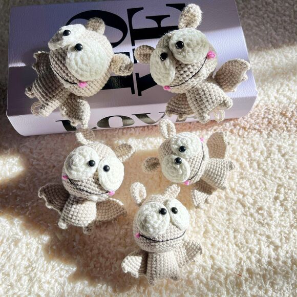 Bat crochet, Glow in dark bat, Halloween bat, car hanging bat Halloween decor - Picture 11 of 11